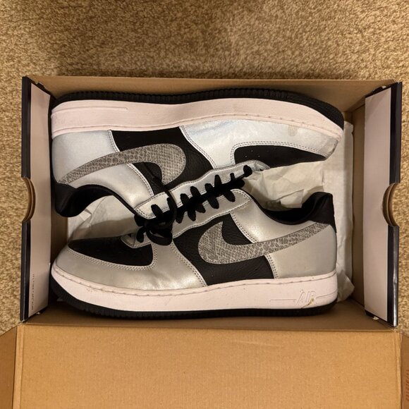 Nike Air Force 1 B Snakeskin 3M Reflective Shoes DJ6033-001 Men’s Size 12 main image 6